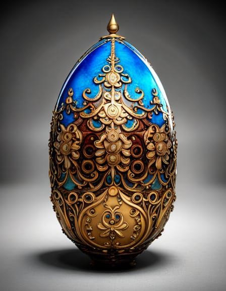 Fabergé egg (recycled items)