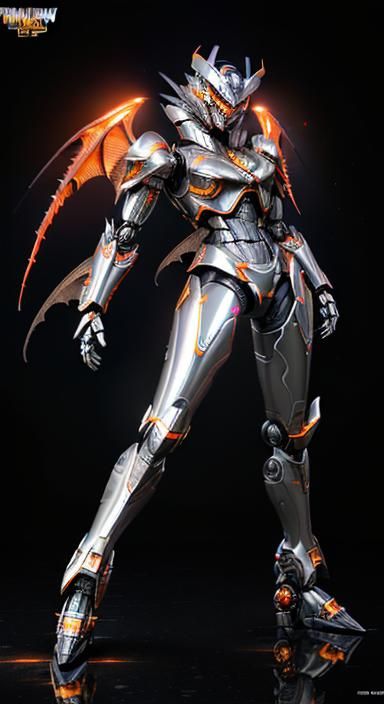 Mechanical Dragon Robot in Underground Arena