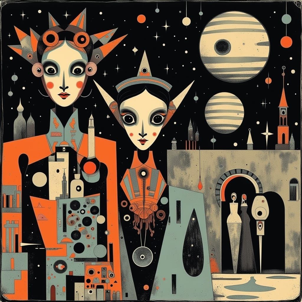 Ultra Cute Futurist Goddesses of Ganymede