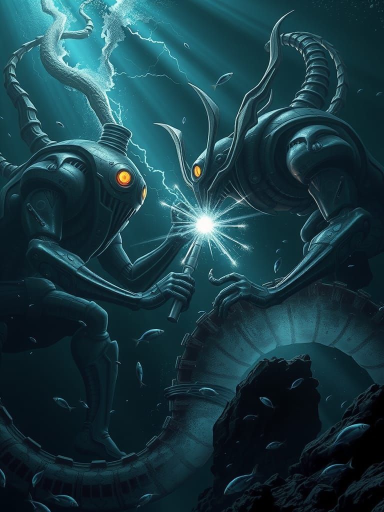 Abyssal Mecha Showdown: Battle for the Deep