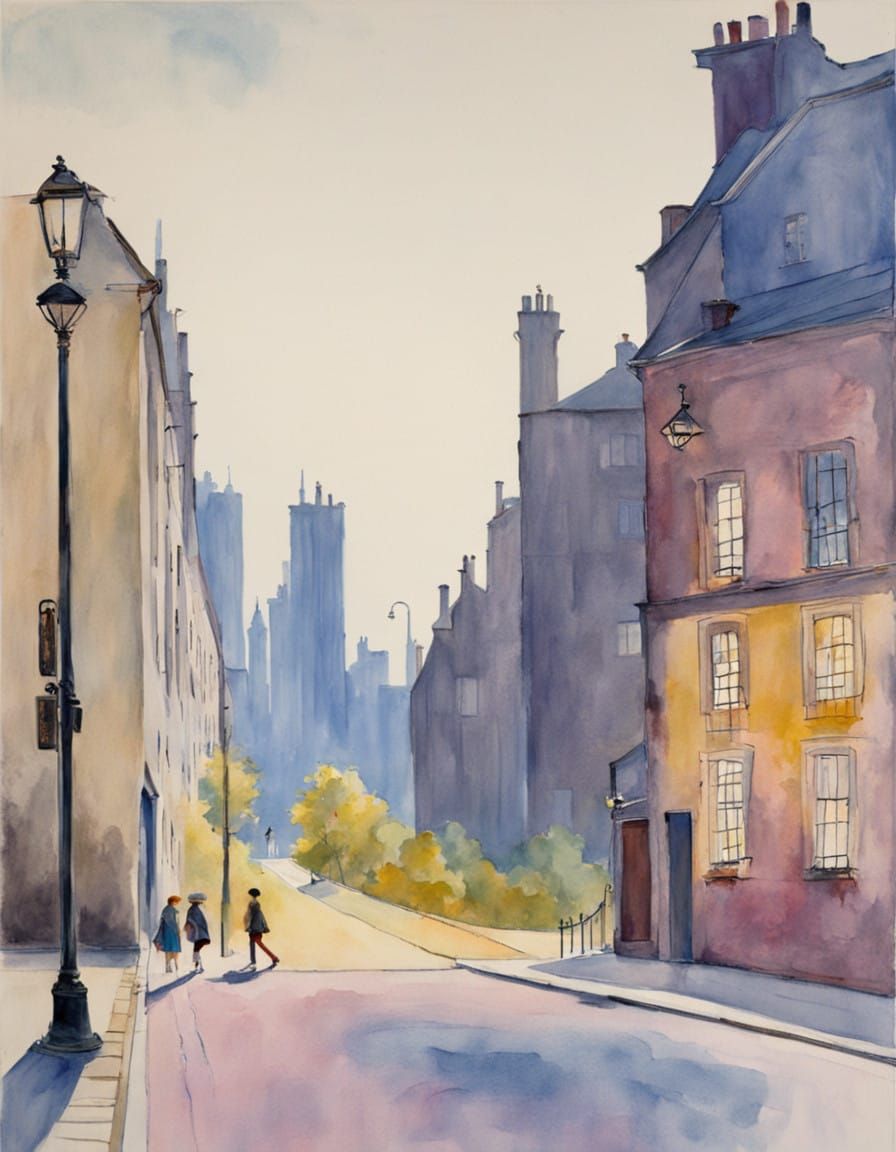 Graceful silhouette of a dancer against a neon cityscape