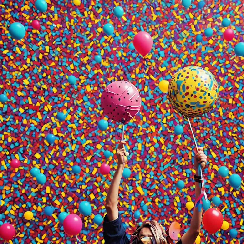 Pop Art Whoopee Cushion Celebration