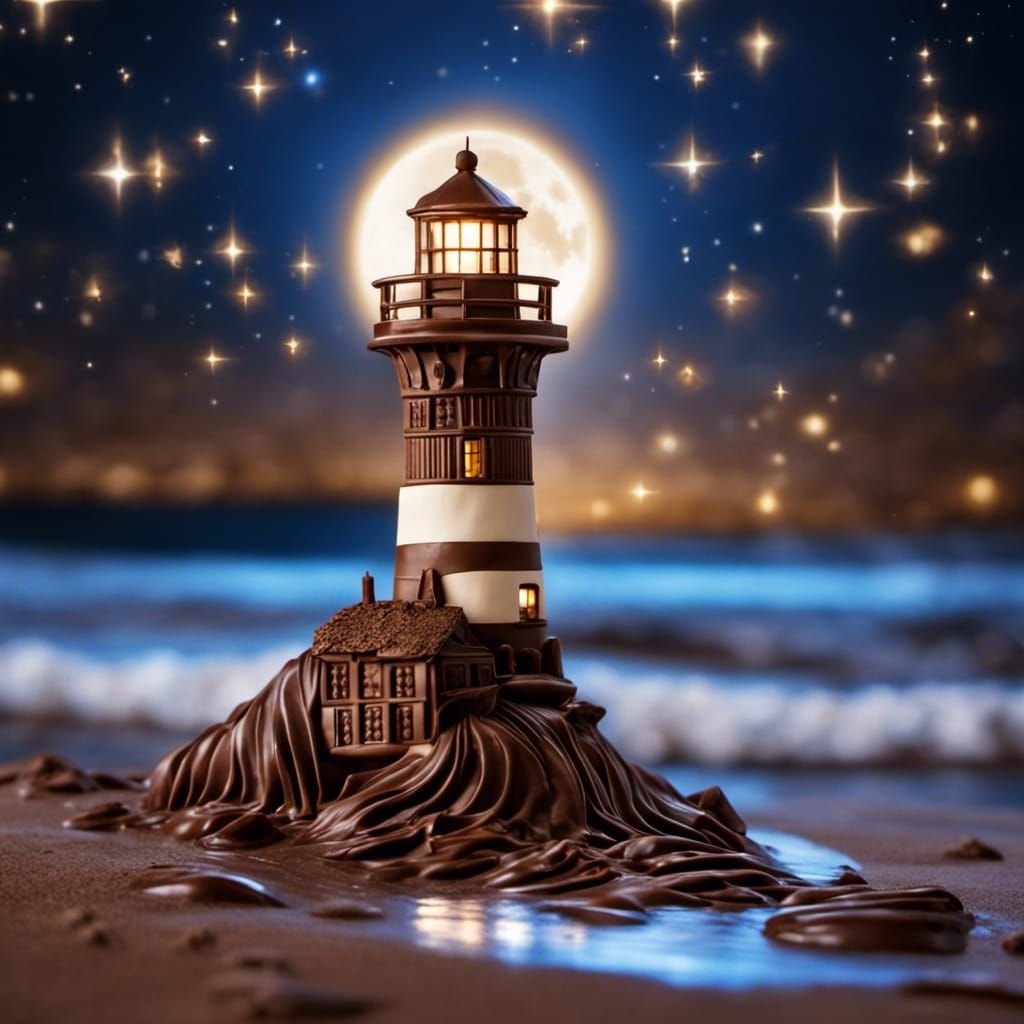 Chocolate lighthouse