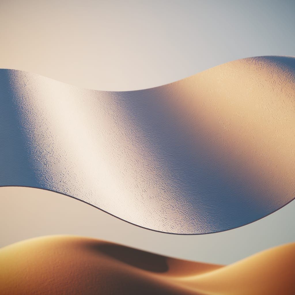 Glowing Whitewash Plaster in Soft Golden Light