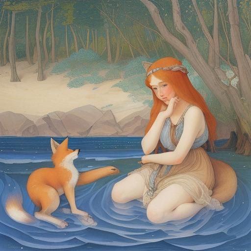 Foxes' Seaside Adventure: An Illustrative Tale