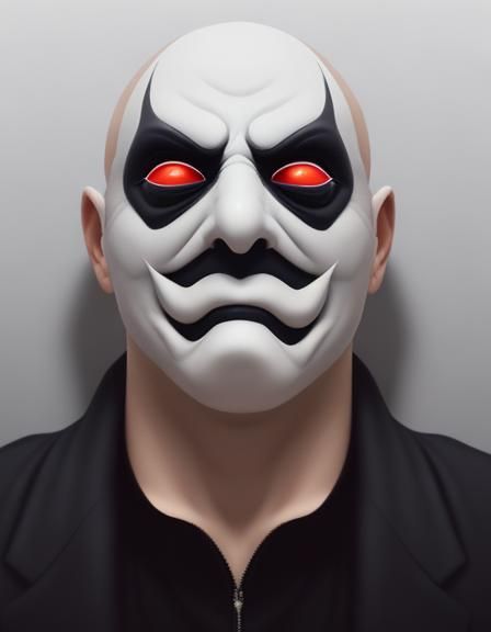 Hyperrealistic Mask of the NyteMayor Villain
