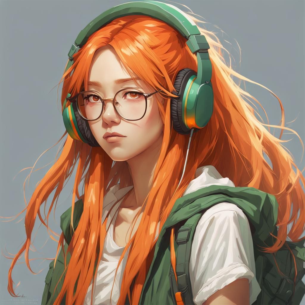 Orange hair girl
