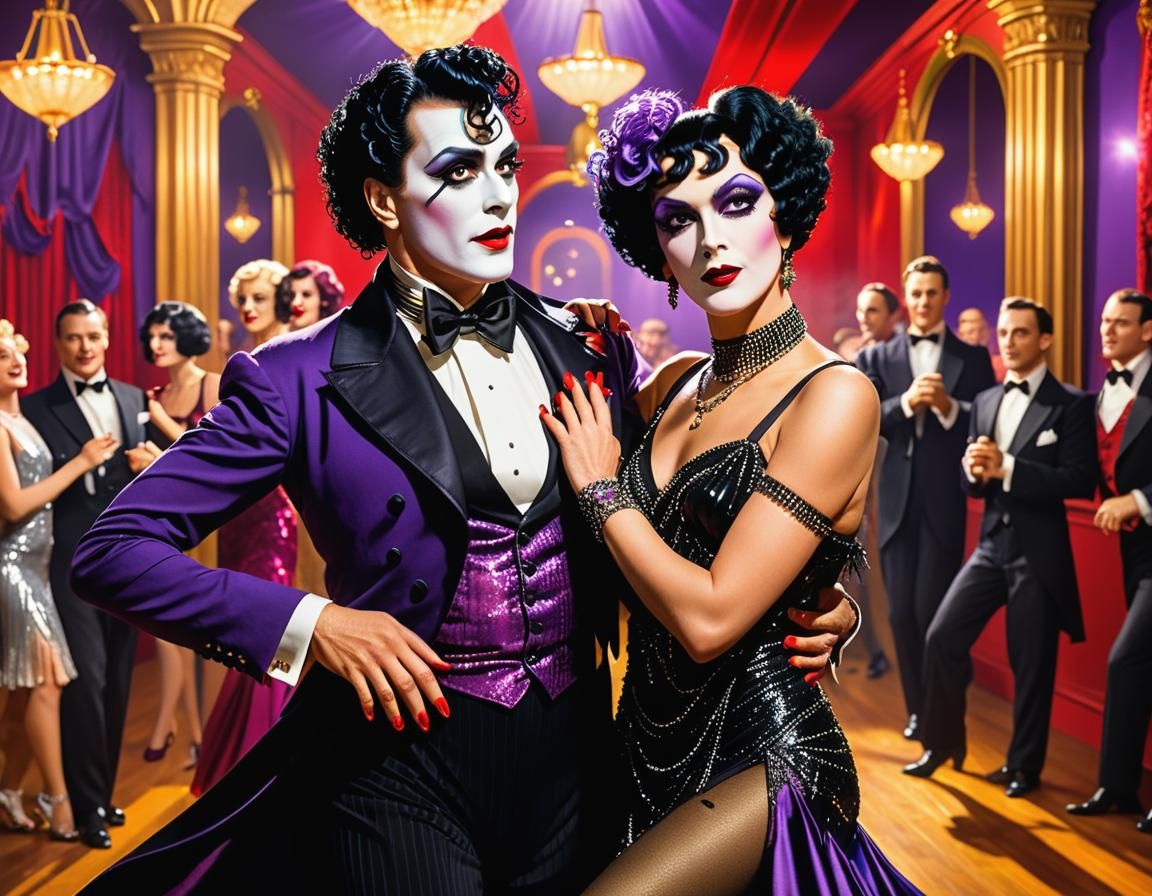 Dr. Frank-N-Furter Charleston Dance: Splash Art