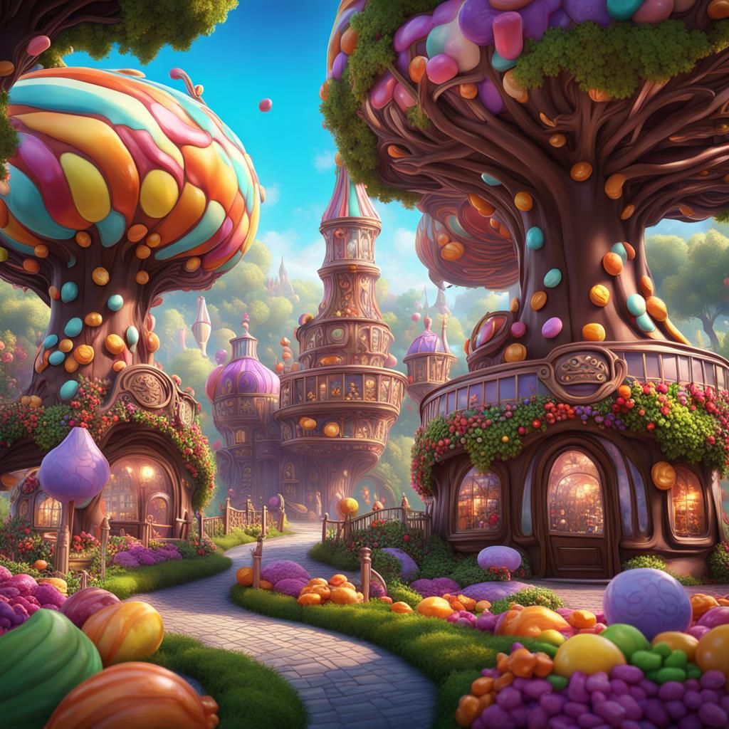 Willy Wonka's Sweet Chocolate Candy Park
