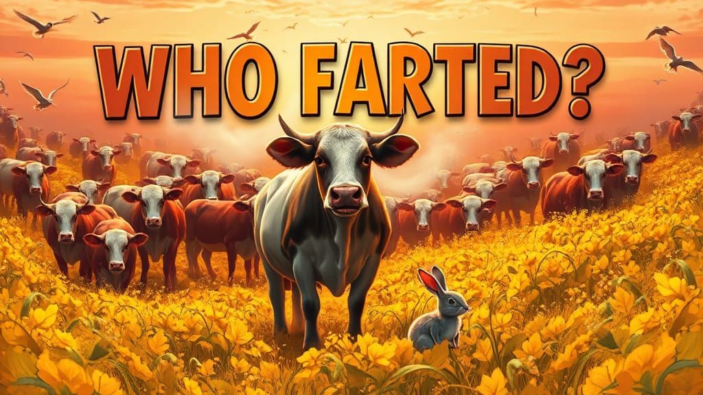 Cow Fart Creates Life: Comic Book Art