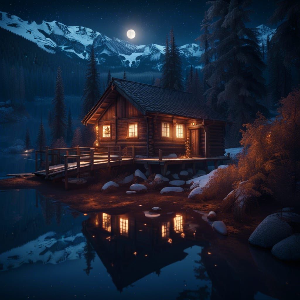 Cozy Swiss Alpine Cabin