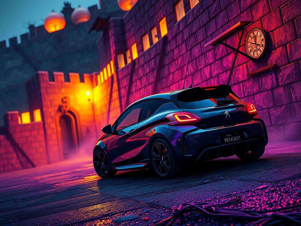 Peugeot 108 Coupé GT Zagato Concept Art