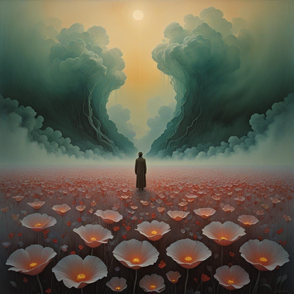 Ethereal Dreamgirl in Soft, Luminescent Light