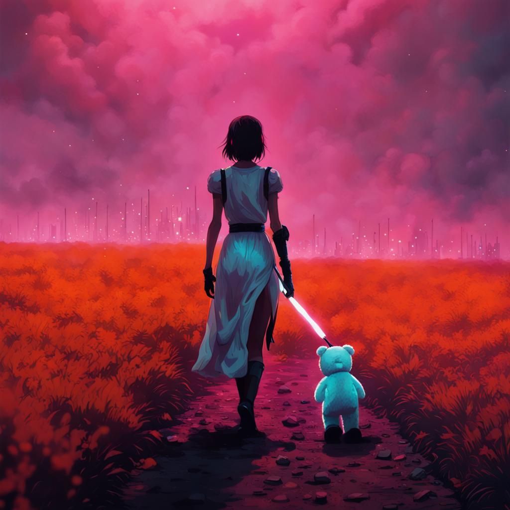 Girl in Ashes: Cyberpunk Hope