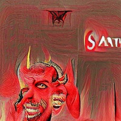 Stylized Depiction of Satan