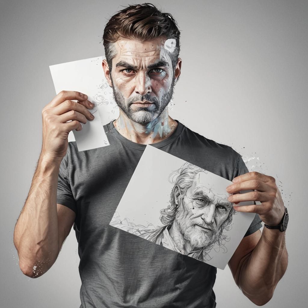 Hyperrealistic Santa Claus Portrait with Dramatic Lighting