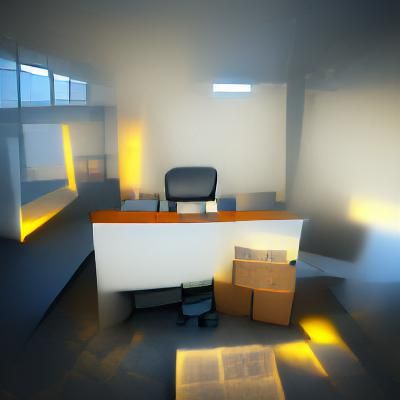 Desolate Empty Office Space