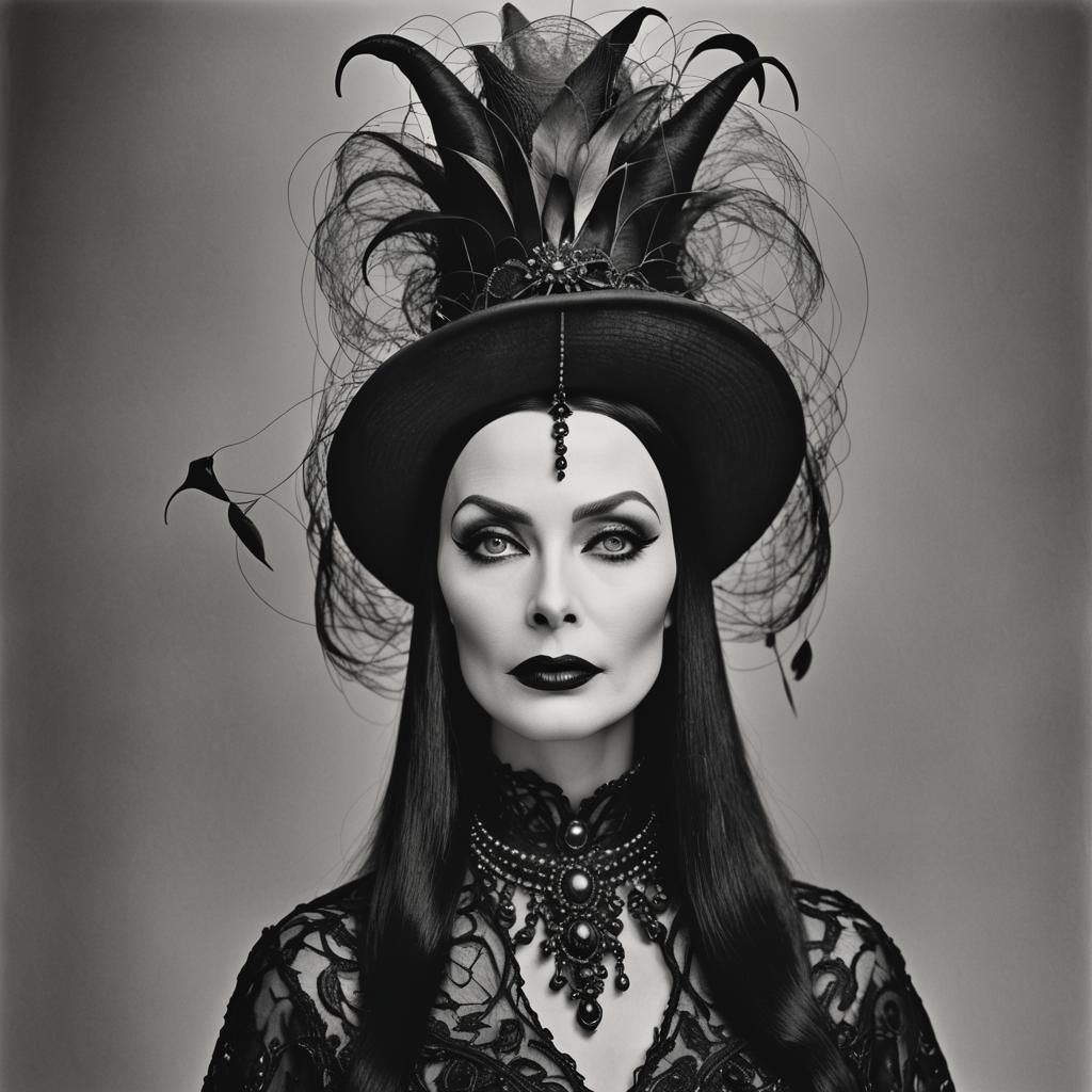 Elegant Portrait in Herb Ritts Style