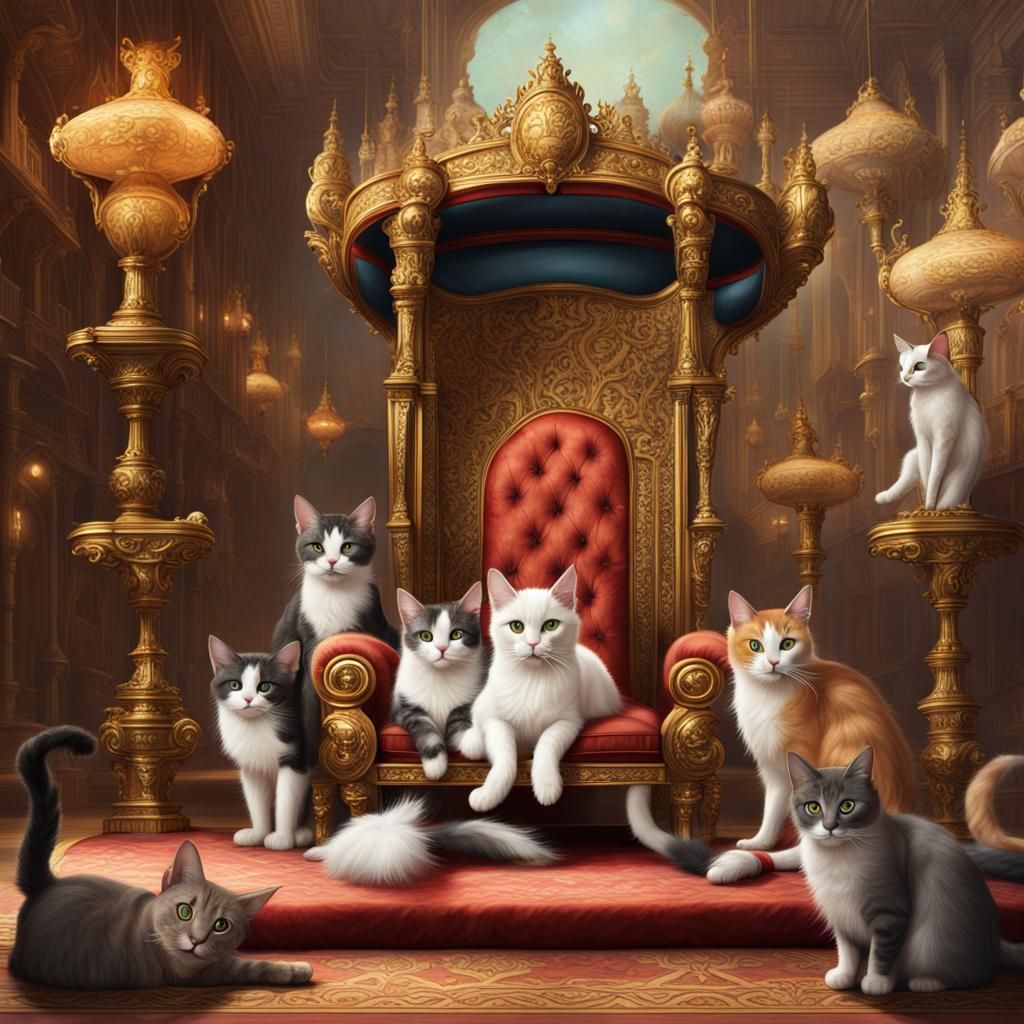 Cat Kingdom: Feline Overlords Reign Supreme