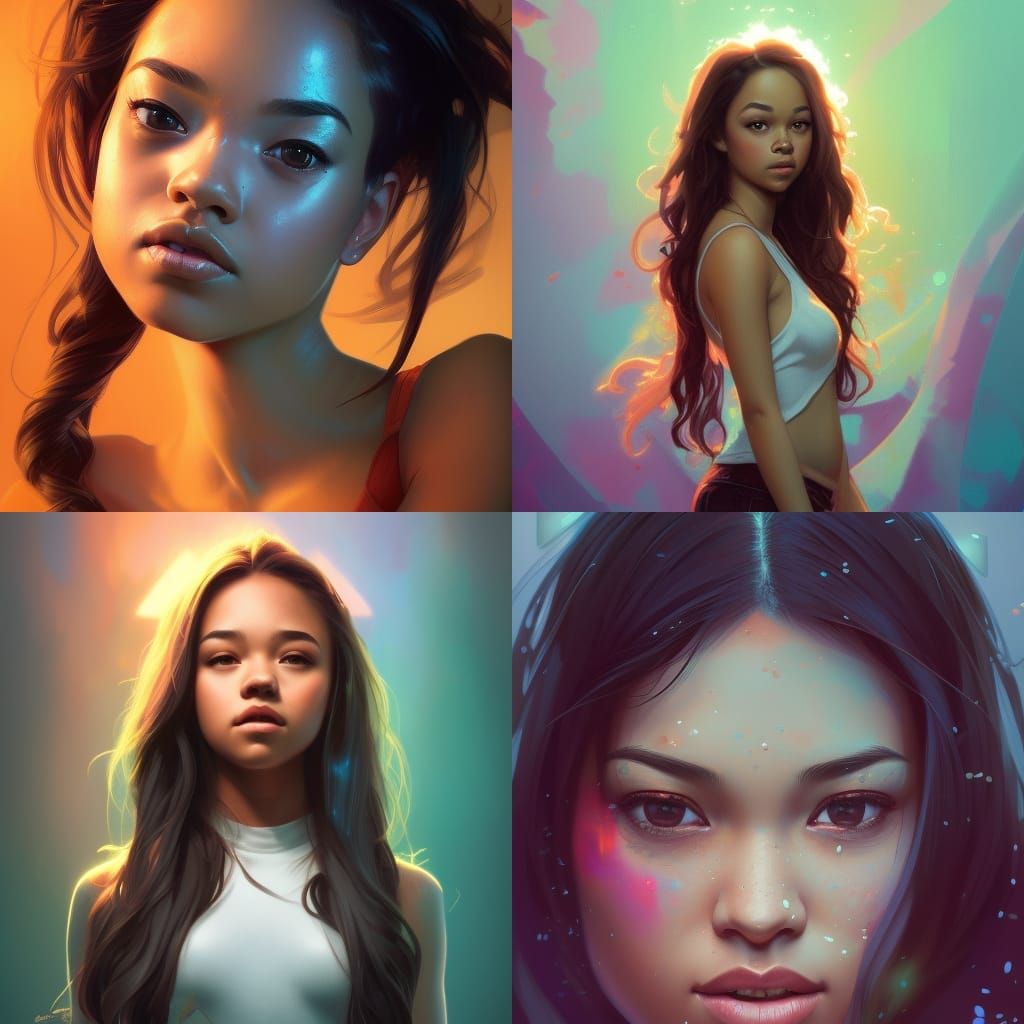 Detailed Portrait with Dynamic Lighting and Intricate Detail...