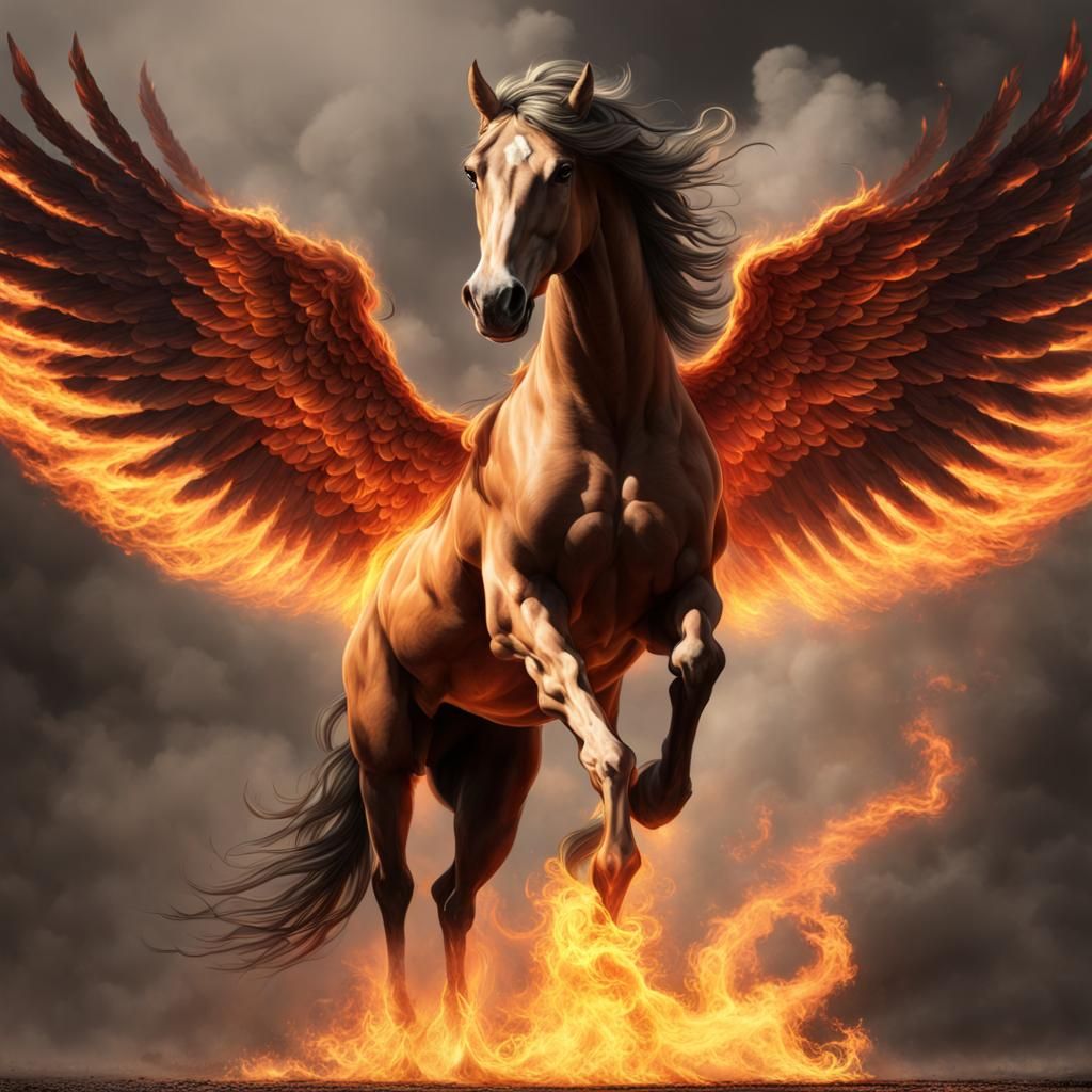 Flying Fire horse