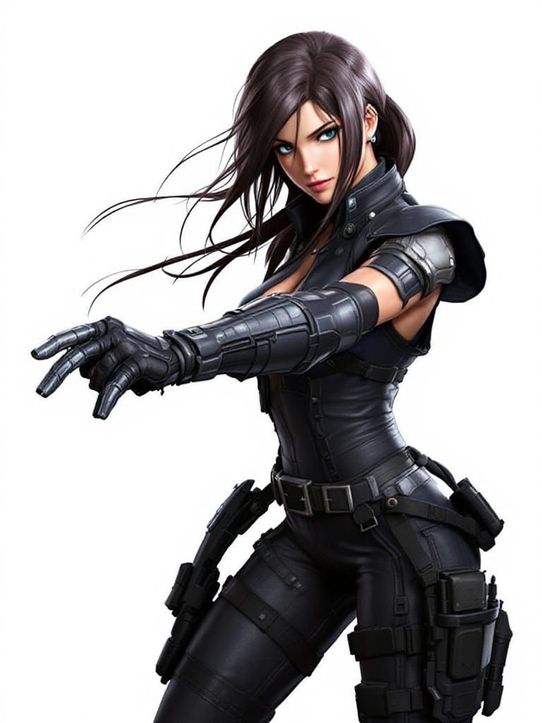 Jill Valentine and Tifa Lockhart Fusion Character