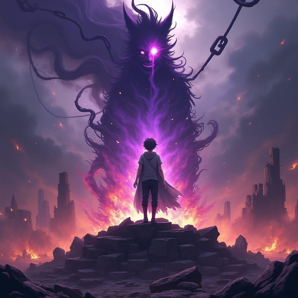 Hero of Shadows, Dark Fantasy Anime Style