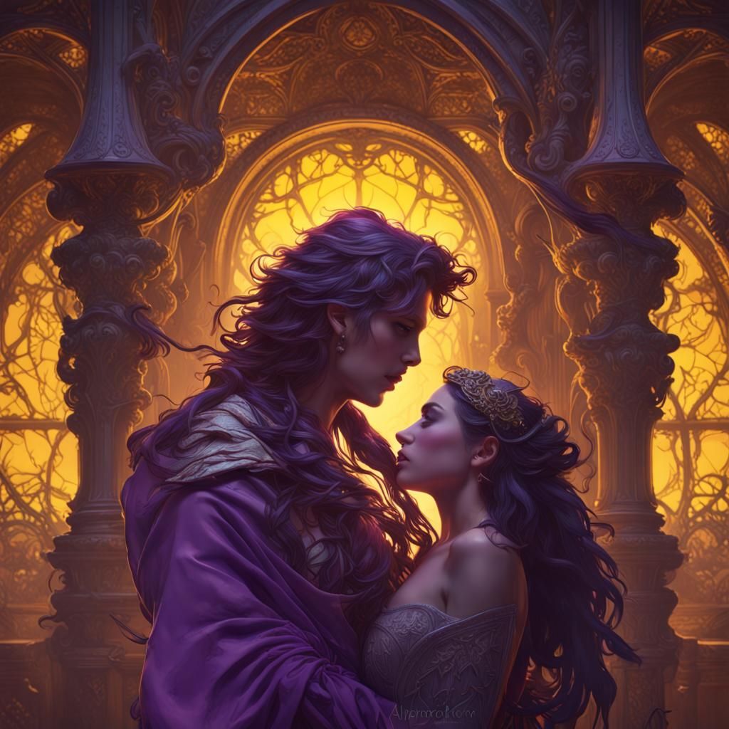 Dark Fantasy Masterpiece in Elegance and Mystery