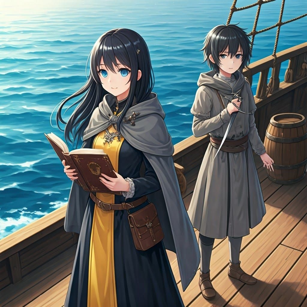 Medieval Maiden Warriors Prepare for Epic Quest