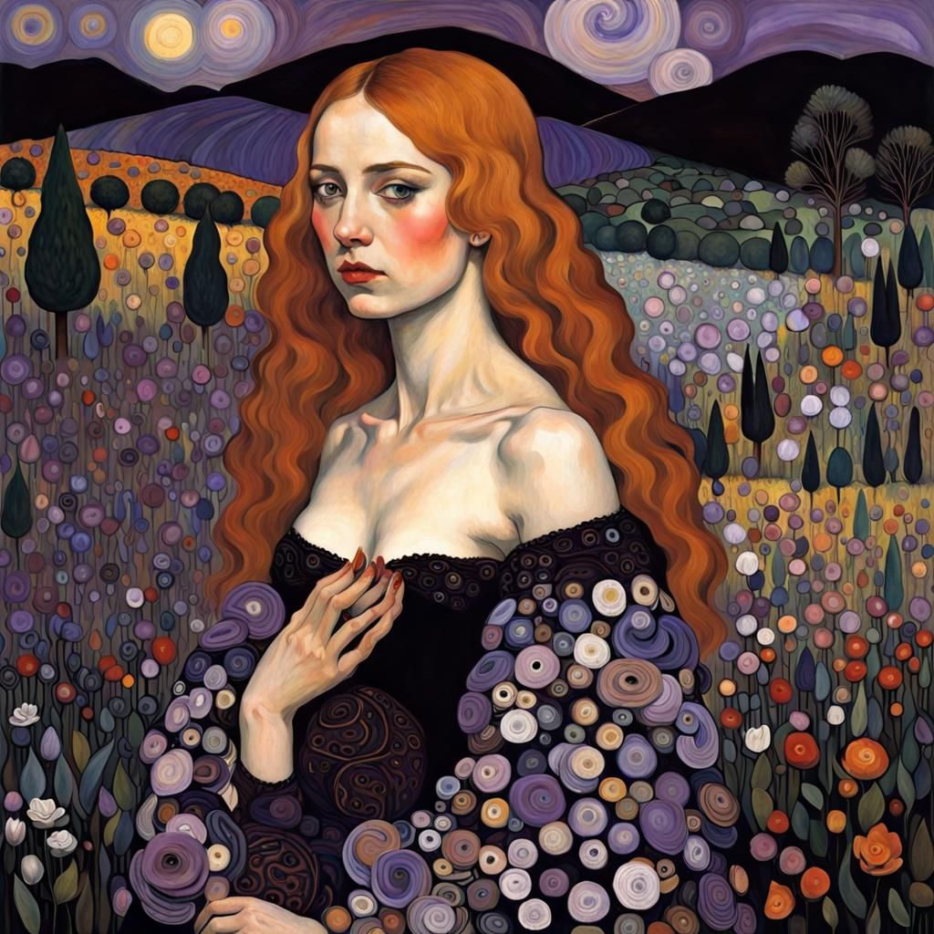 Intricate Cloudscape in Mixed Artistic Styles