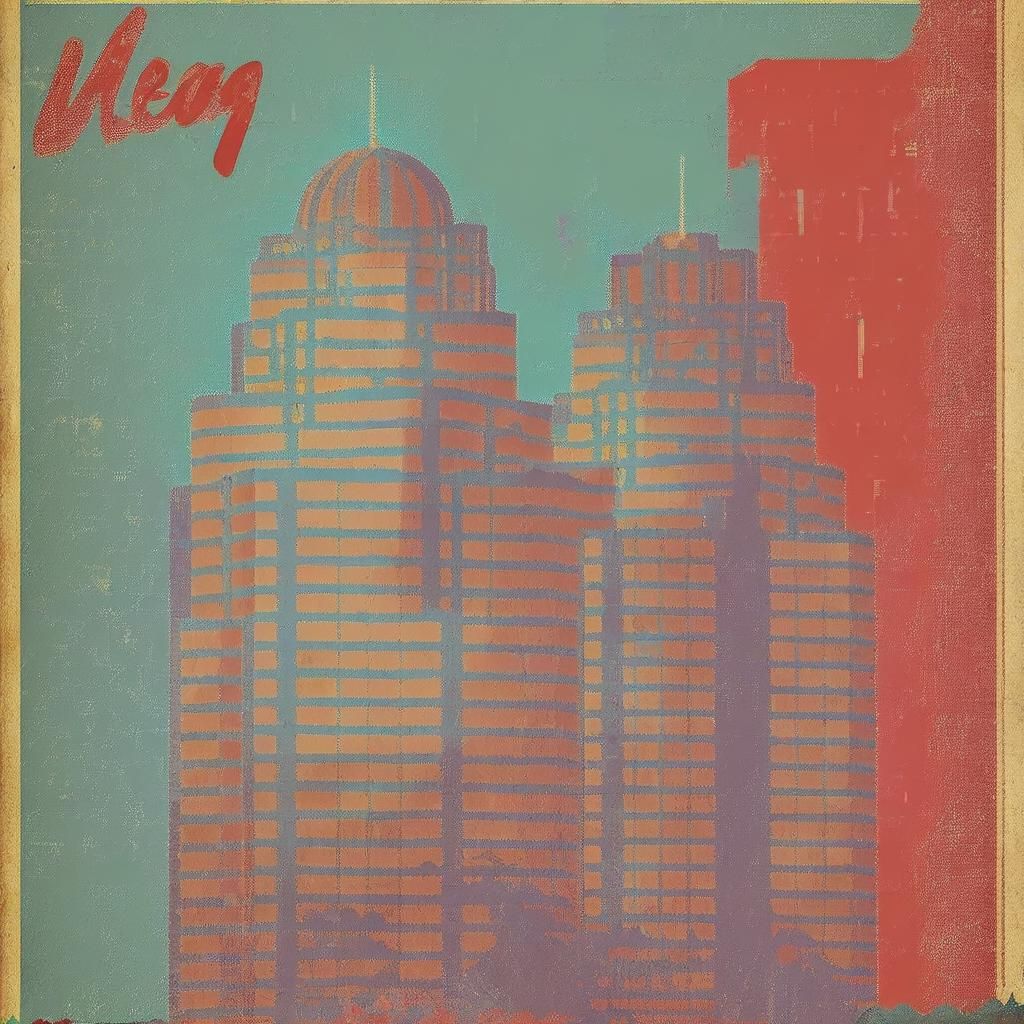 Vintage Style Retro Poster Art