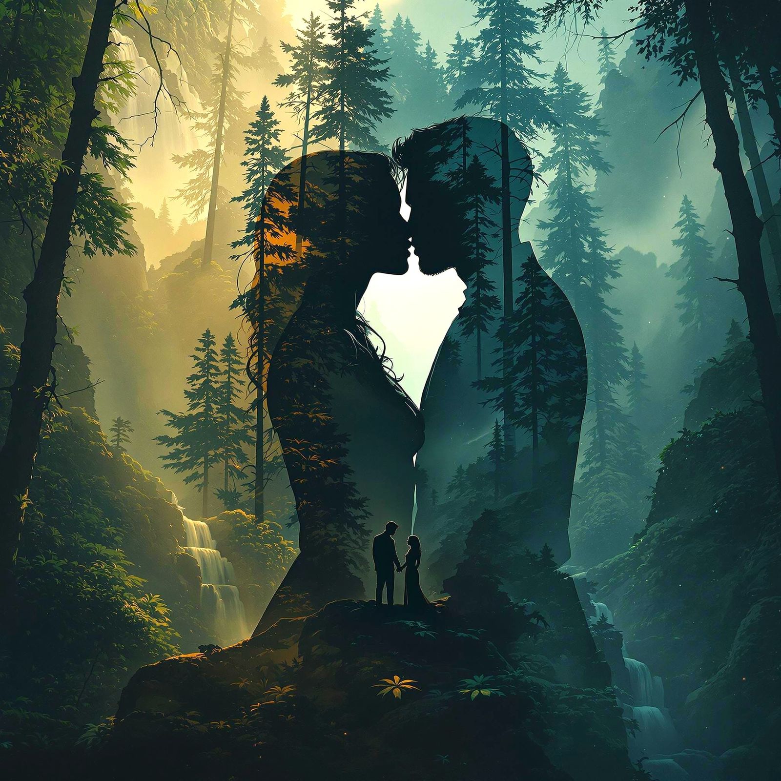 Eternal Love in Dark Fantasy Style