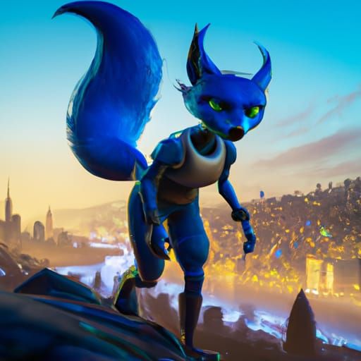 New Sonic OC: Detailed Fantasy Concept Art