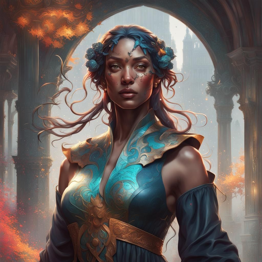 Hyperdetailed Portrait with Dynamic Lighting