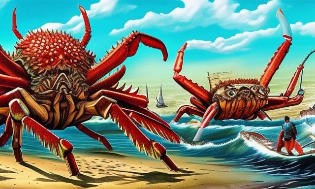 Oh, SH.....: Killer Crabs!