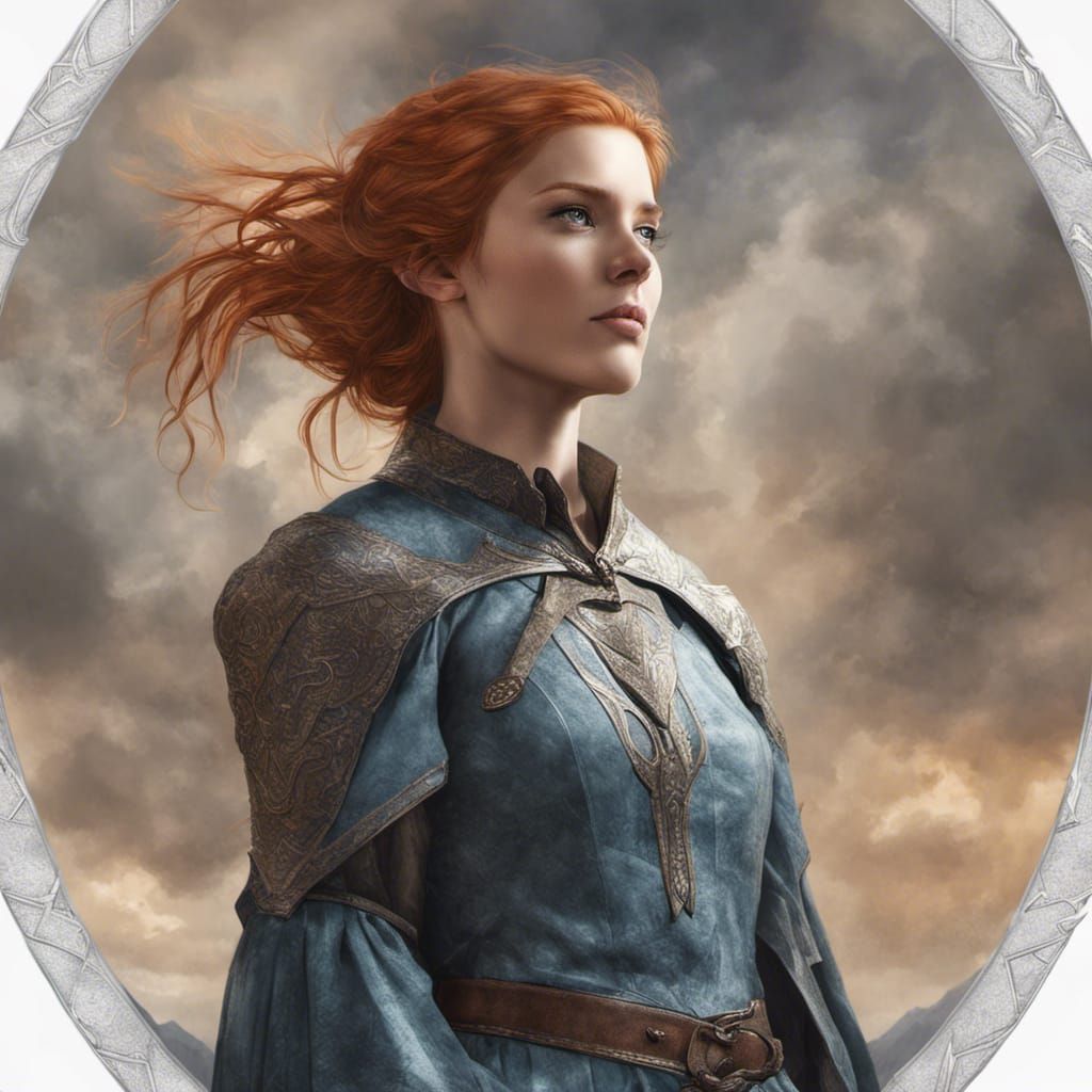 Hyper-Realistic Shallan Davar Digital Illustration