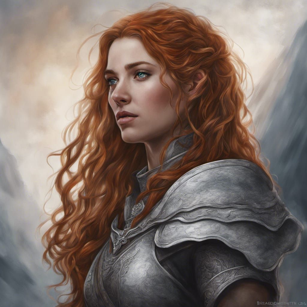 Detailed Digital Illustration of Shallan Davar