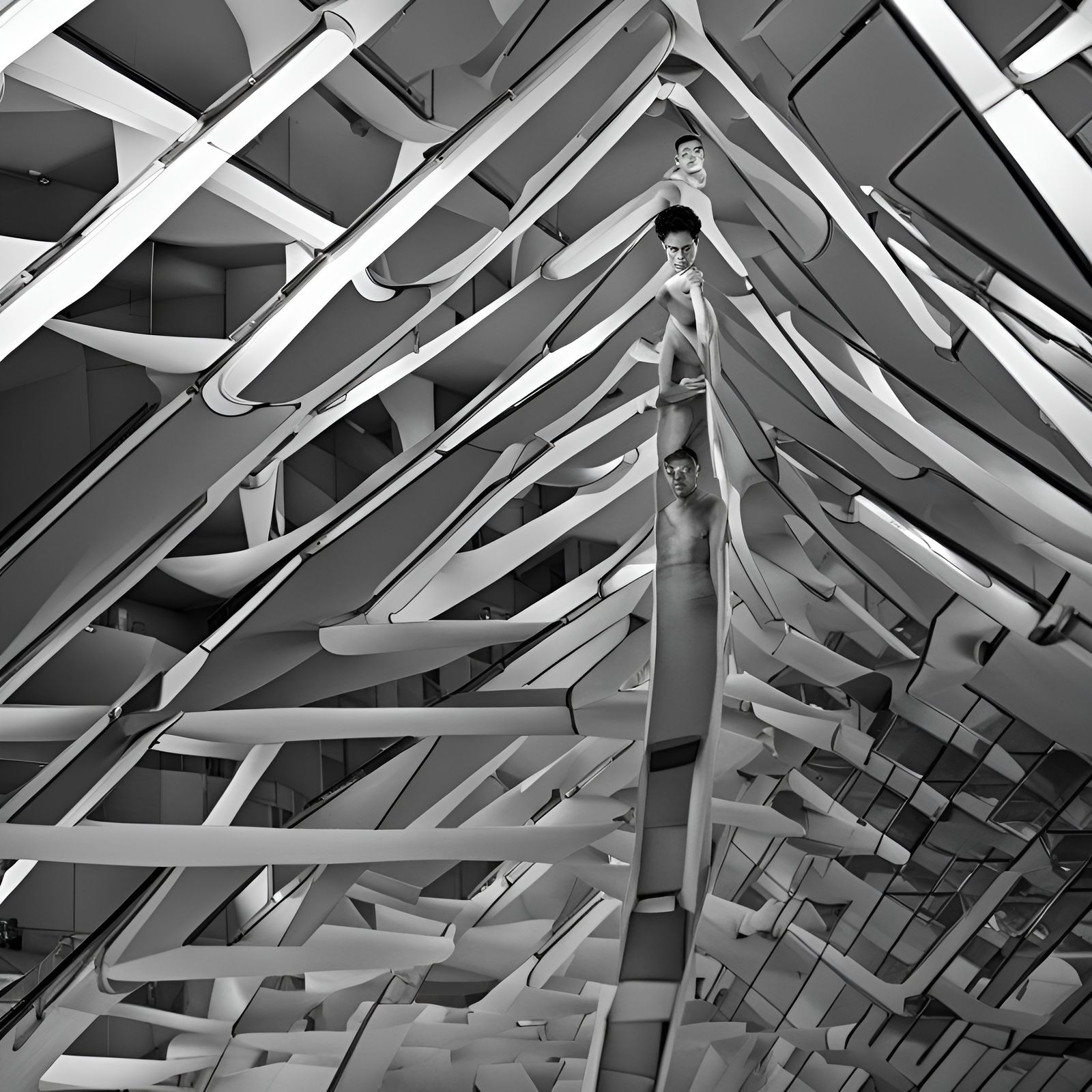 Bipollination Abstract AI Image