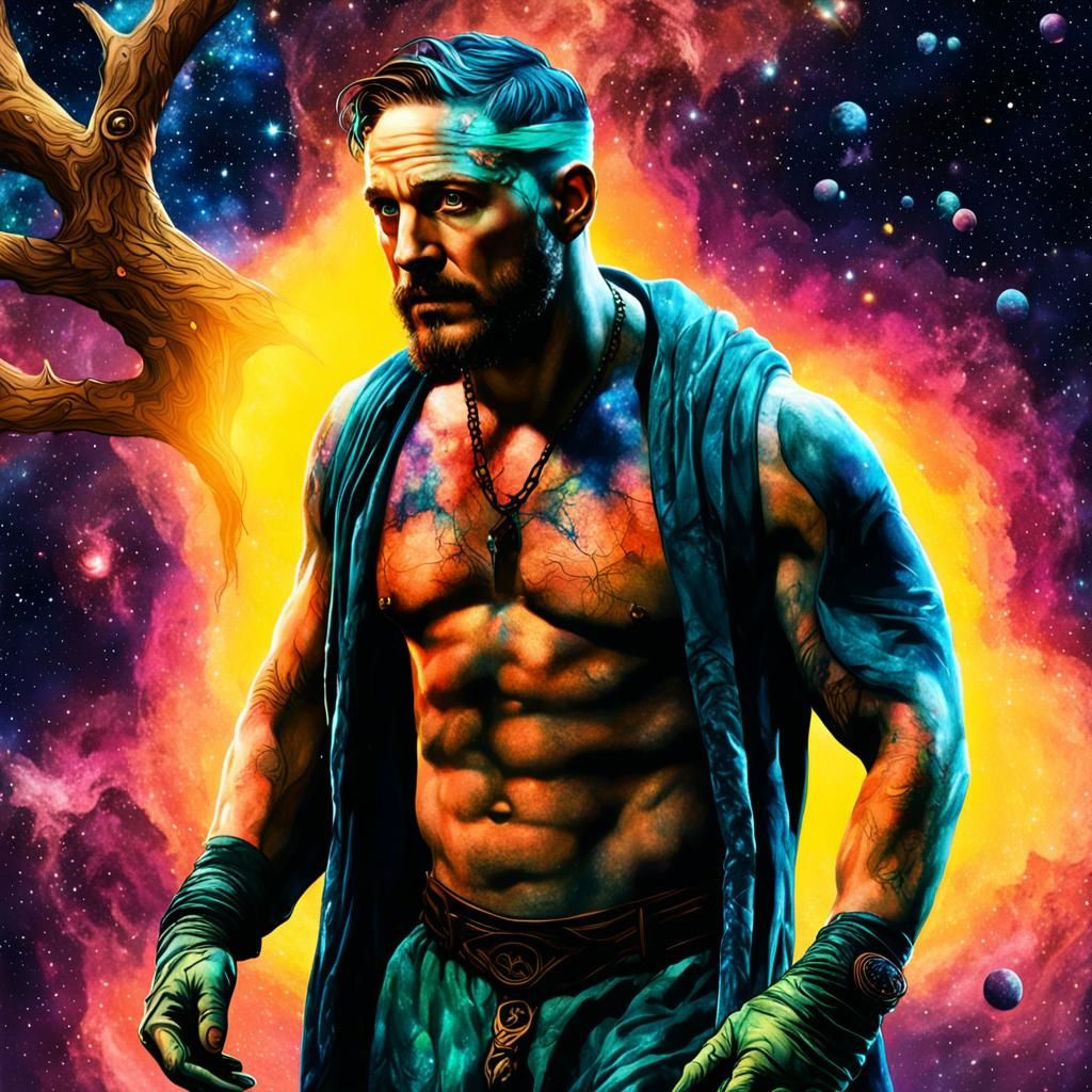 Tom Hardy as Dryad Under Cosmic Tree