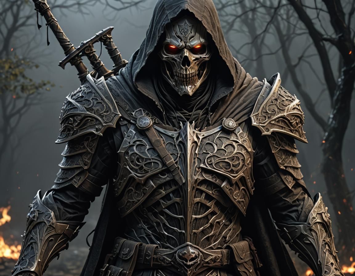 Eldritch Reaper in Battlefield: Hyperrealistic Horror