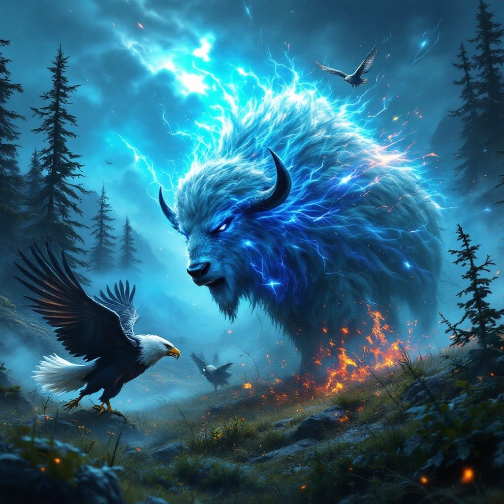 Turmoil in a Chaotic Meadow: A Fury of Nature