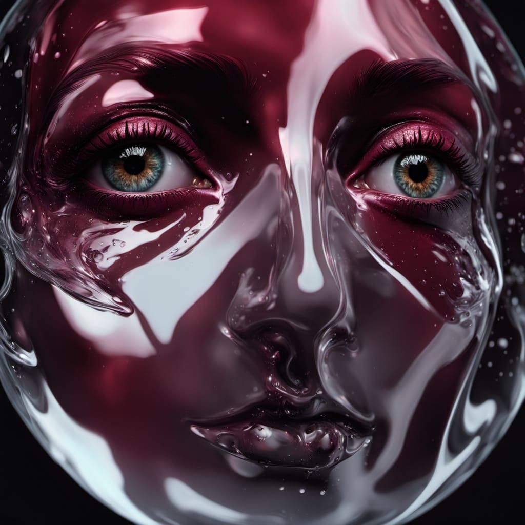 Surreal Angel of Death in Salvador Dali Style