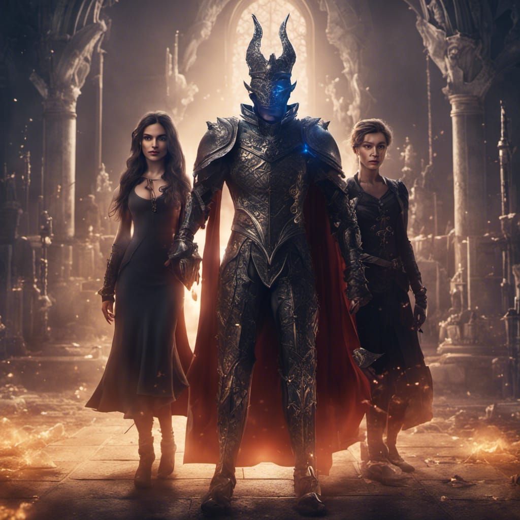 Medieval Knight, Princess, and Wizard Movie Poster