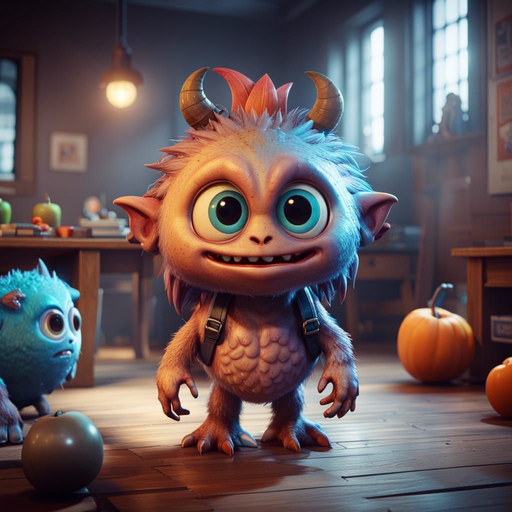 Little Monster's First Day: 3D Game Cinematic