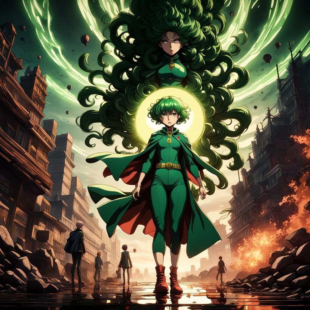 Tatsumaki and Anya: Detailed Fantasy Concept Art