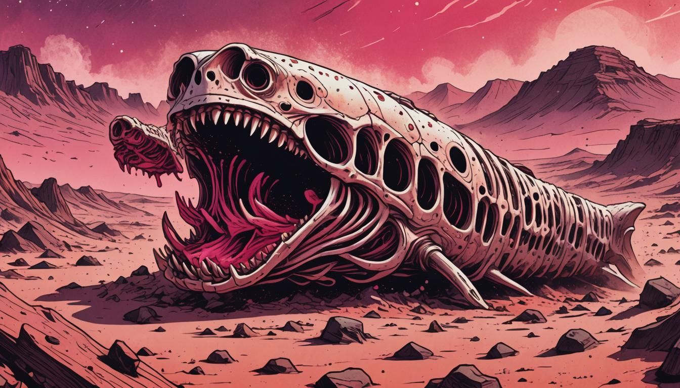 Martian Fish Bone: Polish School Comic Art