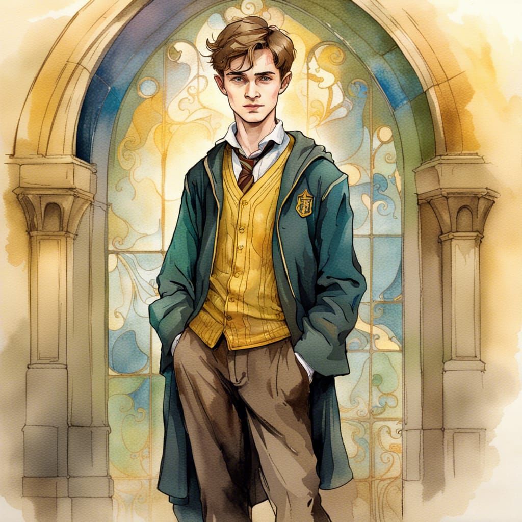 Cedric Diggory | Ink Painting