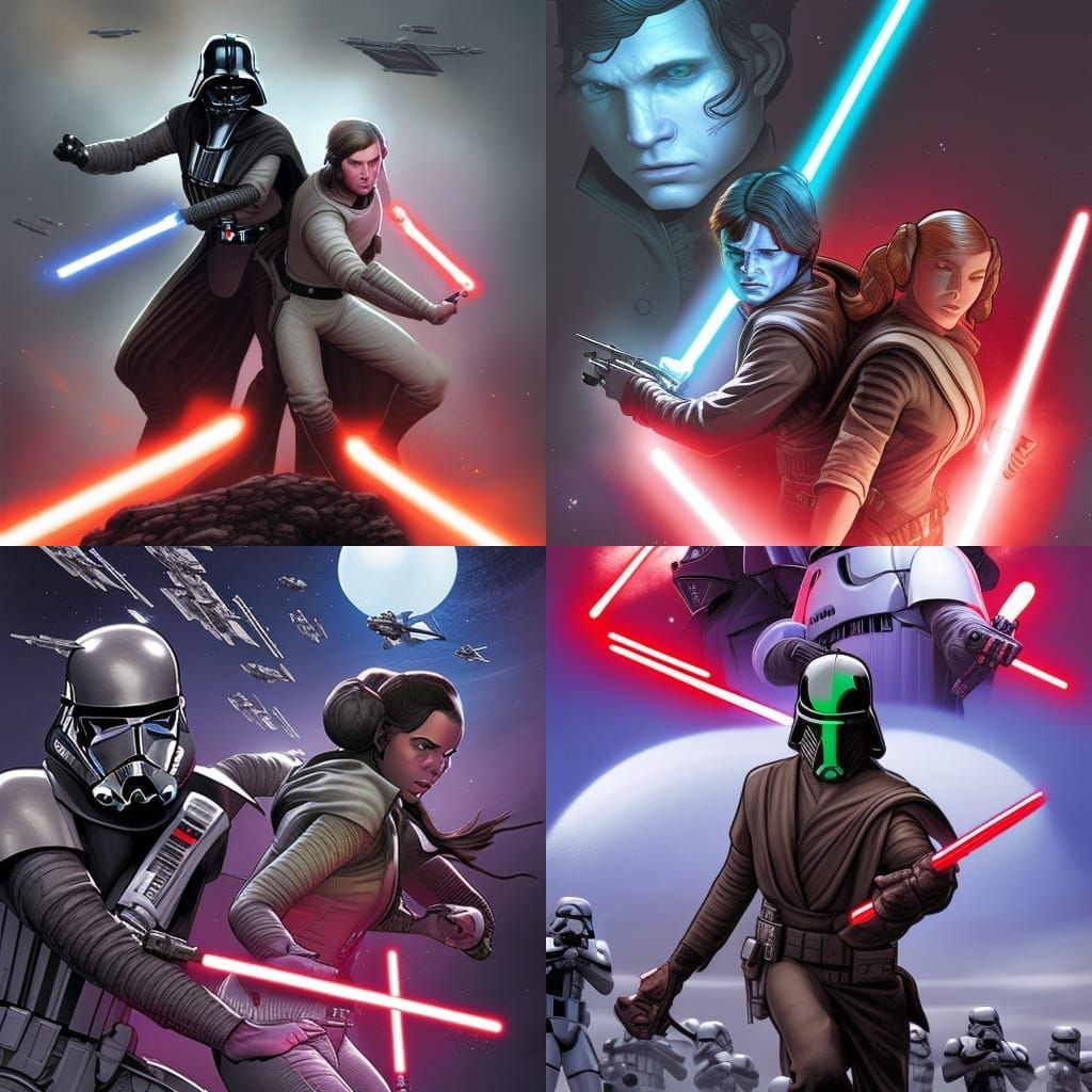 Star Wars Battlefront 2 Comic Book Art