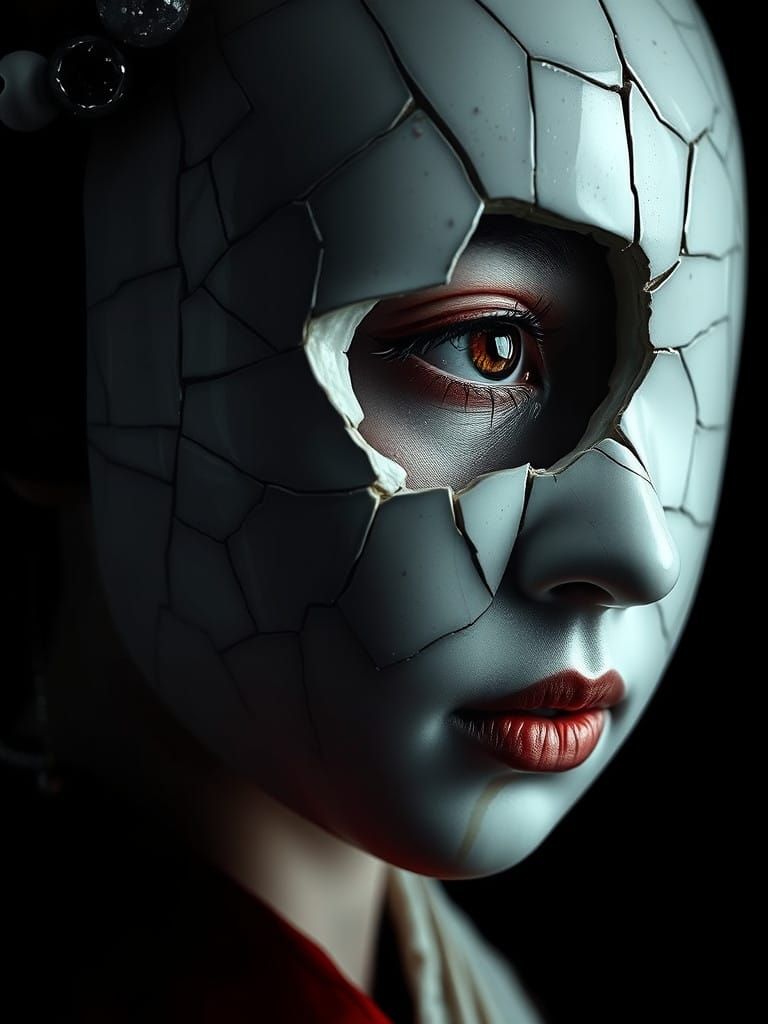 A Japanese Geisha's Hidden Sorrow Revealed