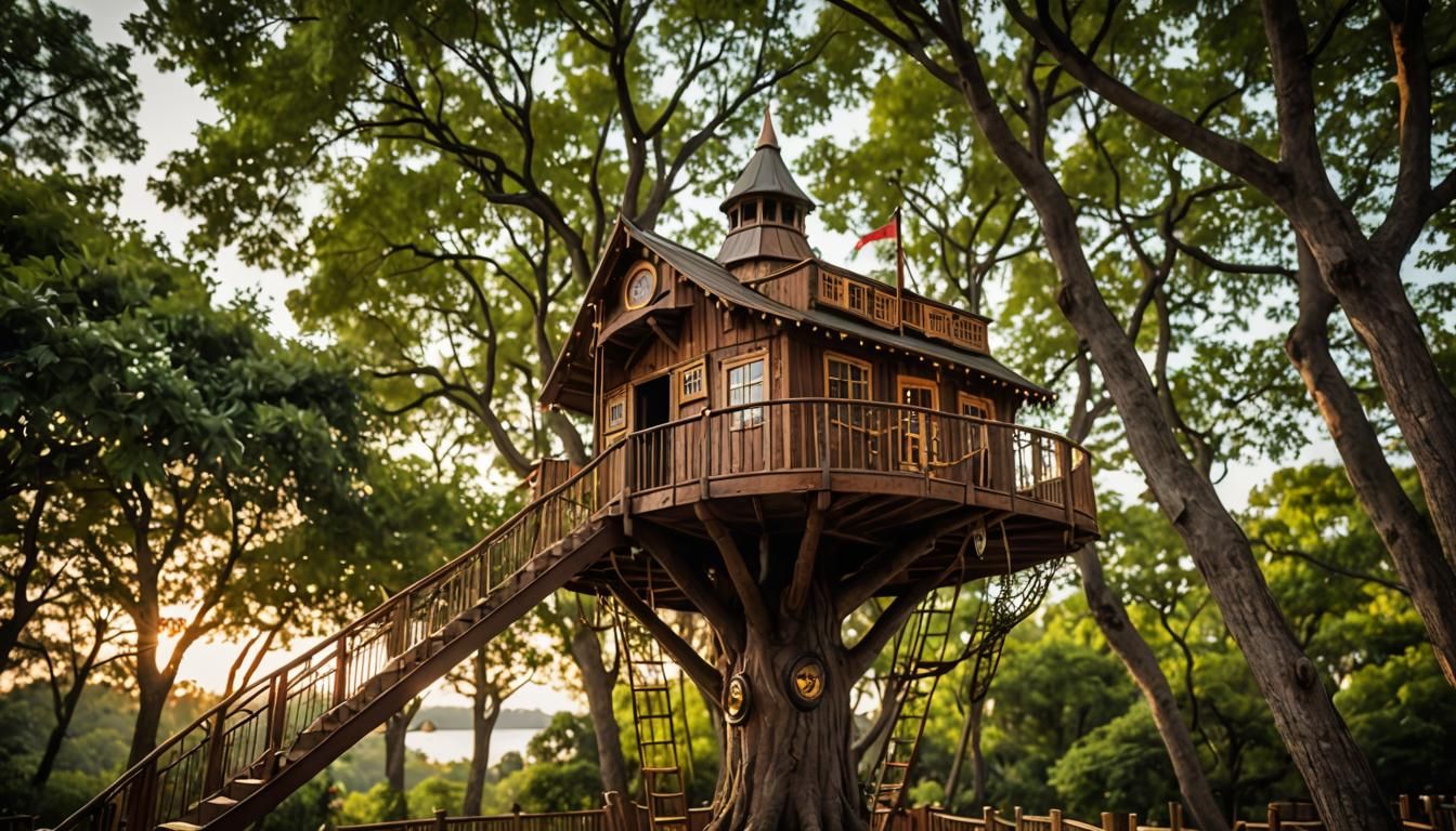 Sailing Ship Treehouse: Professional Photography